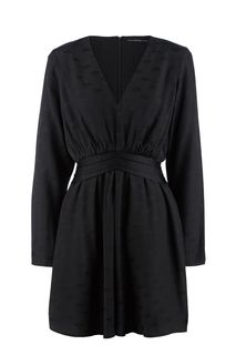 Платье из вискозы с треугольным вырезом Guess