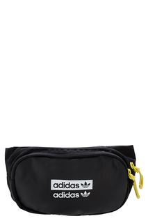 Текстильная поясная сумка черного цвета Adidas Originals