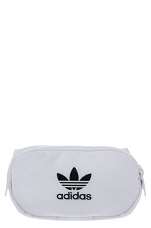 Текстильная поясная сумка белого цвета Adidas Originals