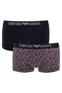 Комплект из двух хлопковых трусов-боксеров Emporio Armani