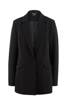 Удлиненный пиджак черного цвета Guess