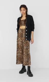 Stradivarius Кардиган В Стиле Oversize Женская Коллекция Черный S