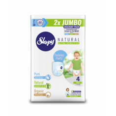 Подгузники-трусики Sleepy Natural Maxi (4-7 кг), 60 шт.