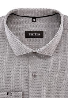 Рубашка мужская BERTHIER GLENN-0425/ Fit-R(0-1) серая 41