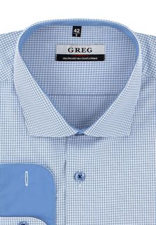 Рубашка мужская Greg 225/119/MAK/1 голубая 46