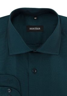 Рубашка мужская BERTHIER HEIKO-64454/ Comf-M(0-1) зеленая 45