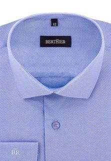 Рубашка мужская BERTHIER PEARLY13602/Fit-R(0) голубая 45