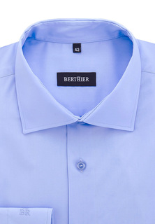 Рубашка мужская BERTHIER L/PD111006/ Fit-M(0) голубая 40