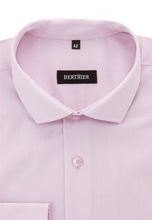 Рубашка мужская BERTHIER GRANADA-640555/ Fit-R(2) розовая 43