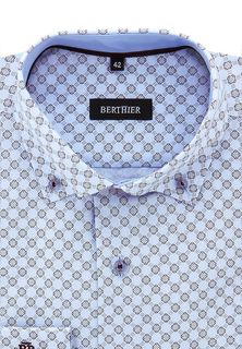 Рубашка мужская BERTHIER STAMPA185320/ Comf-Mb(0-2) голубая 48