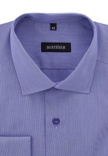 Рубашка мужская BERTHIER MILANO 65013/1 синяя 41