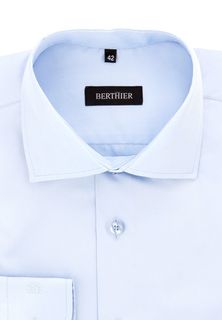 Рубашка мужская BERTHIER Silco Blue5/ Comf-M(0) голубая 40