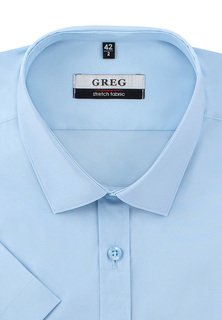 Рубашка мужская Greg 220/208/ZV/P STRETCH голубая 41
