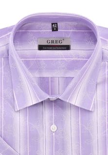 Рубашка мужская Greg Gb713/309/27/Z фиолетовая 39