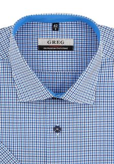 Рубашка мужская Greg 125/109/1002/Z/1_GB голубая 41