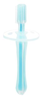 Зубная щетка силиконовая с ограничителем Canpol арт. 10/500 цвет голубой
