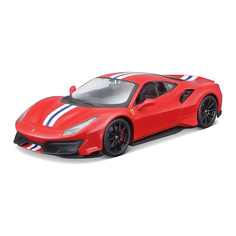 Bburago Коллекционная машинка Феррари 1:24 Ferrari 488 Pista, красный