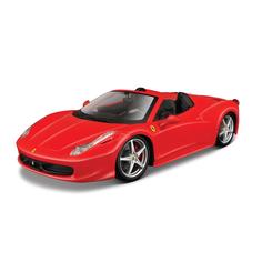 Bburago Коллекционная машинка Феррари 1:24 Ferrari 458 Spider, красная