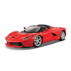 Bburago Коллекционная машинка Феррари 1:43 Ferrari LaFerrari Aperta, красная