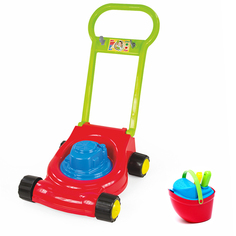 Игровой набор: Детская газонокосилка (15-10631) + Песочный набор "Пароходик" (40-0040) Zebratoys