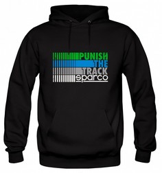 Худи PUNISH, черное, р-р M Sparco 01270NR2M