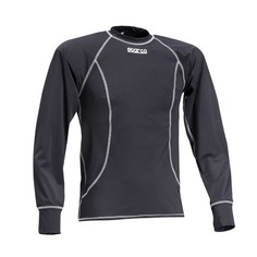 Майка/футболка для картинга BASIC (длинный рукав), синтетика, черный, L Sparco 00224N3L