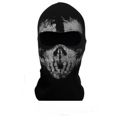 Балаклава GHOST Call of Duty, 1 отверстие (Black-White) No Brand