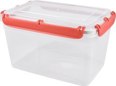 Контейнер Plast Team BERGEN с защелками 258х179х150 мм 4,5л коралловый