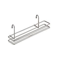 Полка на рейлинг для специй короткая MX-062 хром глянец Lemax