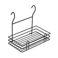 Полка одинарная тип-1, черный матовый, LE 520 BL Lemax