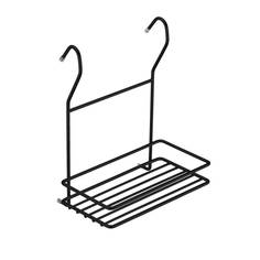 Полка одинарная малая, черный матовый, MX-067 BL Lemax