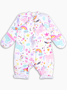 Комбинезон реглан с закрытыми ручками "Единорожка" Веселый малыш 252/322/ед/B_62