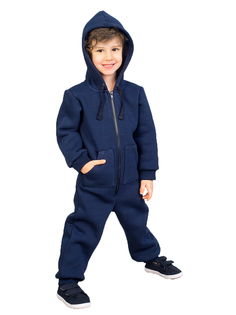 Комбинезон с капюшоном Веселый малыш 351/140/G_темно-синий_92