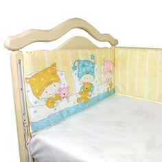 Борт в кроватку L`Abeille Спокойной ночи, 6 частей 30х60, бязь Labeille