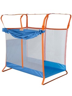 Манеж детский Manuni для поезда и двухъярусной кровати, голубой, 0+