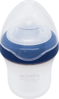 Силиконовая бутылочка Mother-K Blueberry 180мл.