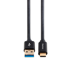 Кабель Hama USB 3.1 Gen 2 USB A(m)-USB Type-C (m) 1м Black