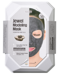 Альгинатная маска KONAD Jewel Modeling Mask с черным жемчугом