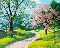 Картина по номерам Paintboy "Чудесный сад", 40x50 см