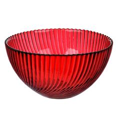 Салатник NinaGlass Альтера рубин 16 см