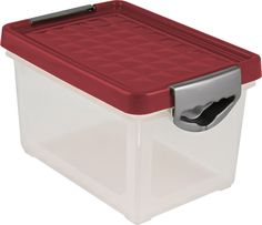 Ящик для хранения BranQ Systema 5,1 л 273х184х162 мм бордовый