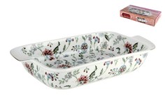 Блюдо-шубница 900 мл 28.5х15.5х5см, п/уп Y-11JP-JF1245 вьюнок Коралл