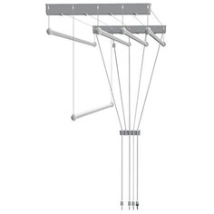 Потолочная сушилка для белья лиана Феникс, 5 перекладин по 1,4 м, ВП-001-1.4