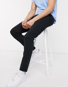 Черные брюки чиносы скинни New Look-Черный