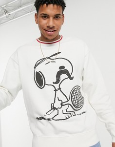 Белый свитшот с круглым вырезом и принтом Levis x Peanuts Levis®