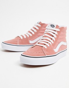 Розовые кеды Vans UA Sk8-Hi-Розовый