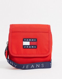 Красная сумка через плечо Tommy Jeans heritage-Красный