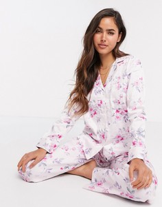 Розовая пижама с цветочным принтом Ralph Lauren-Розовый
