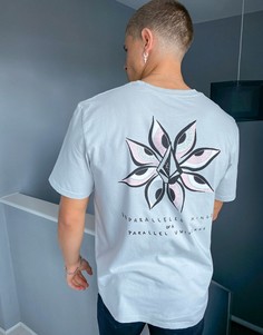 Серая футболка Volcom-Серый