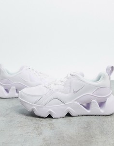 Бело-лавандовые кроссовки Nike Ryz 365-Белый